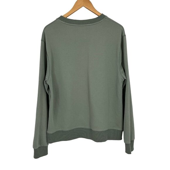 Qazaq Republic Men's Size M Sweatshirt Green Modern Identity Long Sleeve Crew - Picture 3 of 7